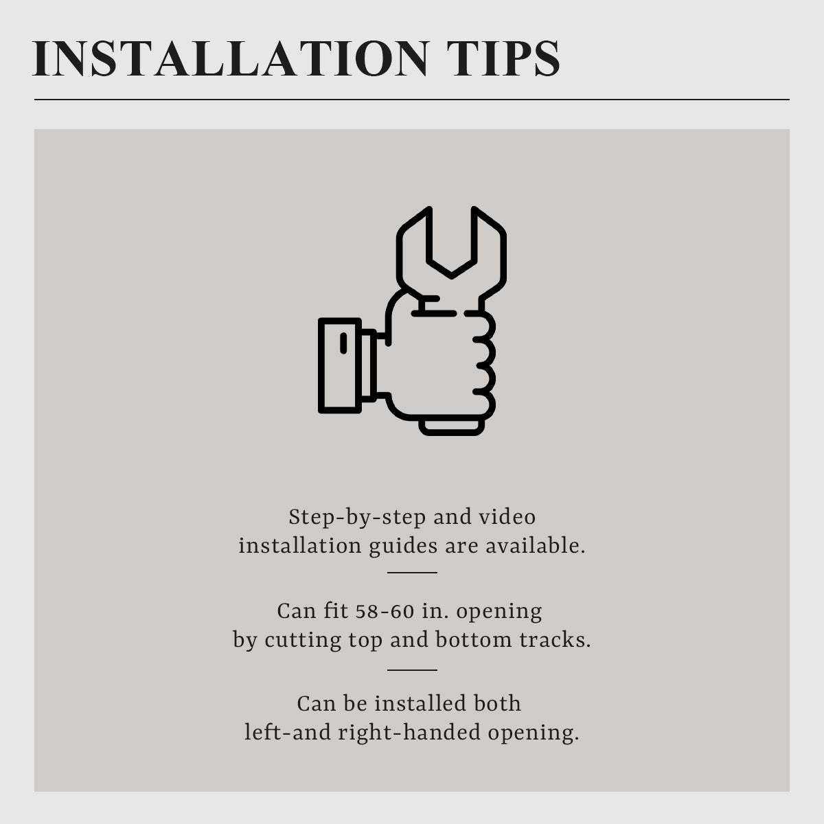 Nivorix Nexus 60 in. W x 60 in. H Sliding Semi-Frameless Tub Door with Clear Tempered Glass