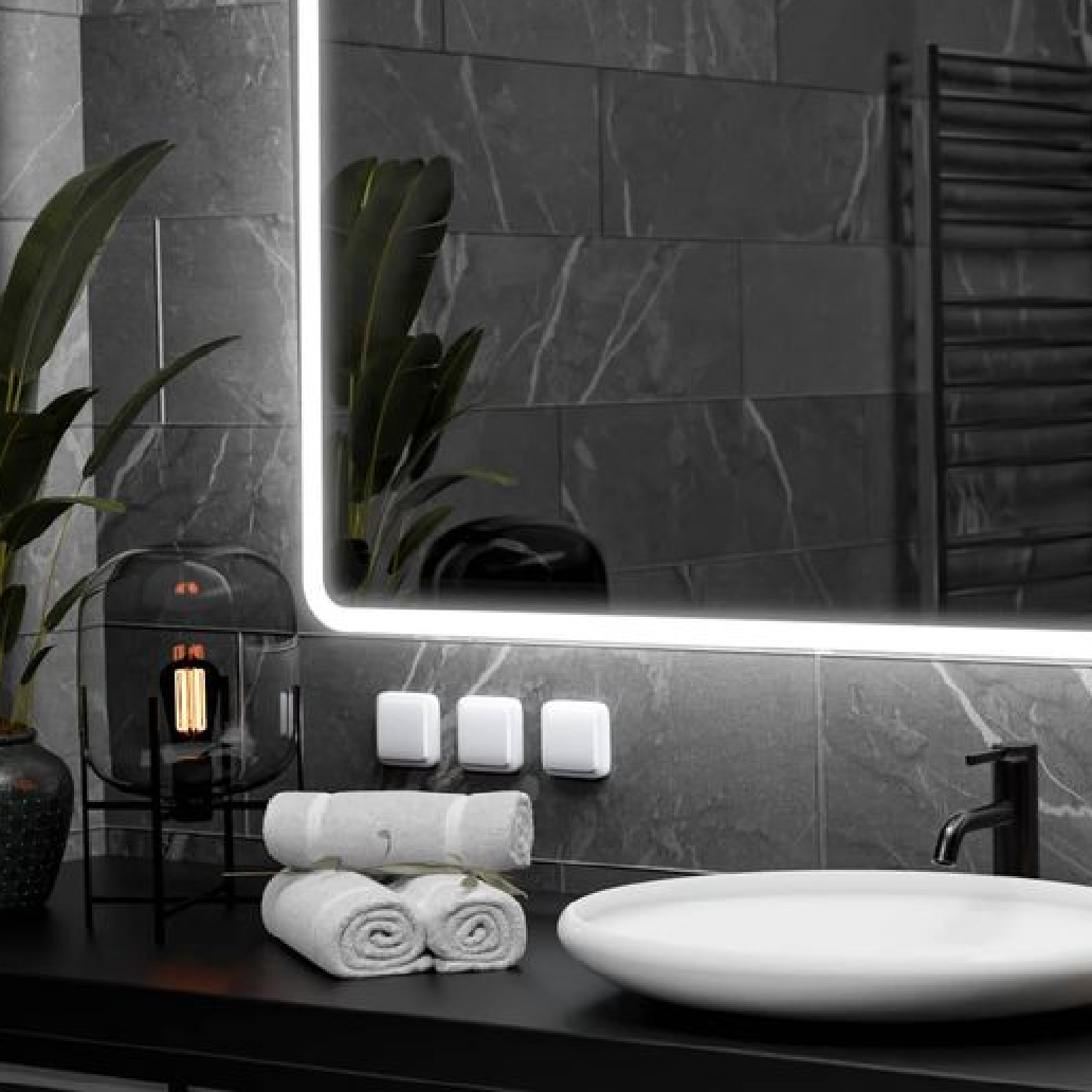 Vale 60 in. W x 60 in. H Sliding Semi Frameless Tub Door in Matte Black Finish