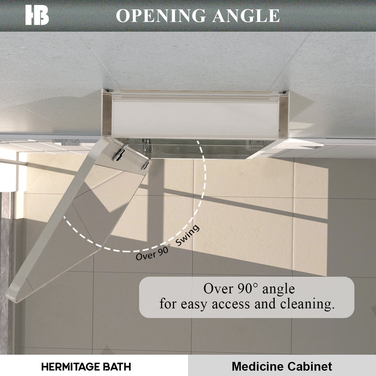 Rectangular Framed Recessed/Surface Mount Medicine Cabinet with Mirror in Brushed Nickel
