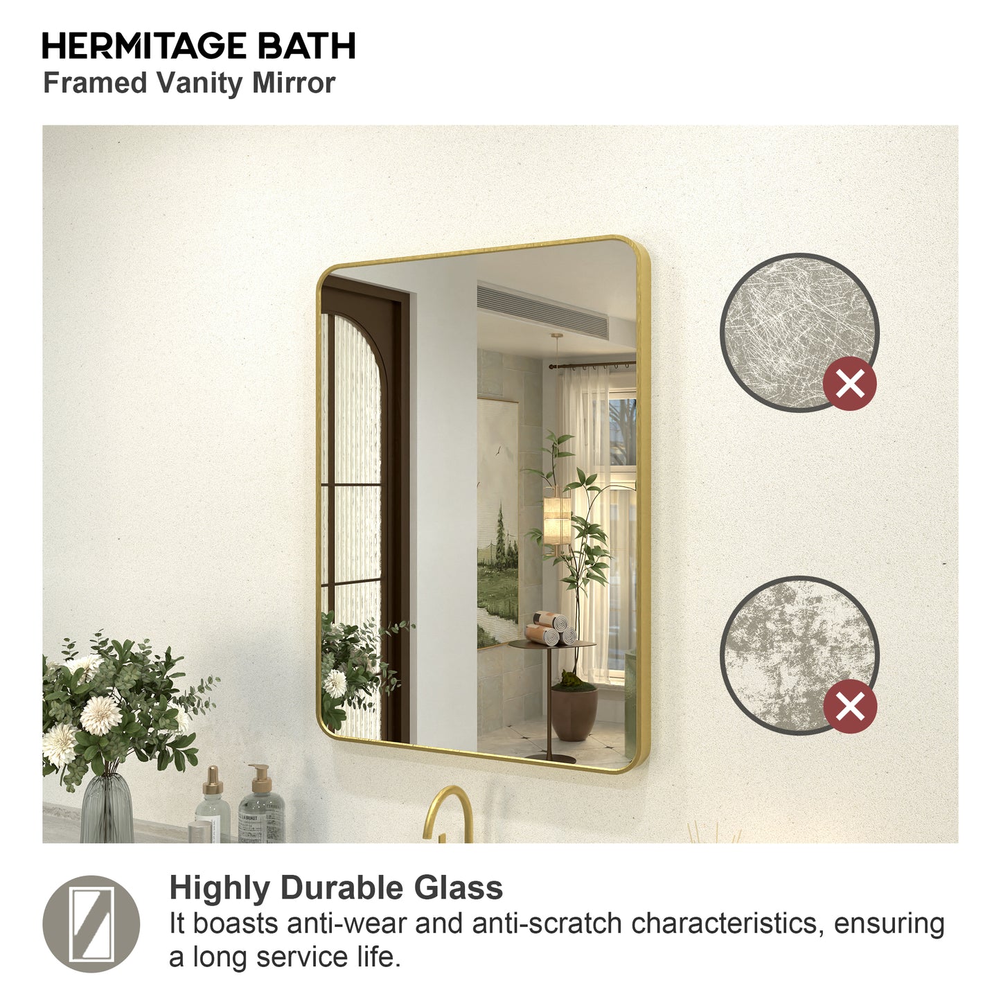 Kielo 24 in. W x 32 in. H Rectangular Framed Wall Bathroom Vanity Mirror in Matte Black