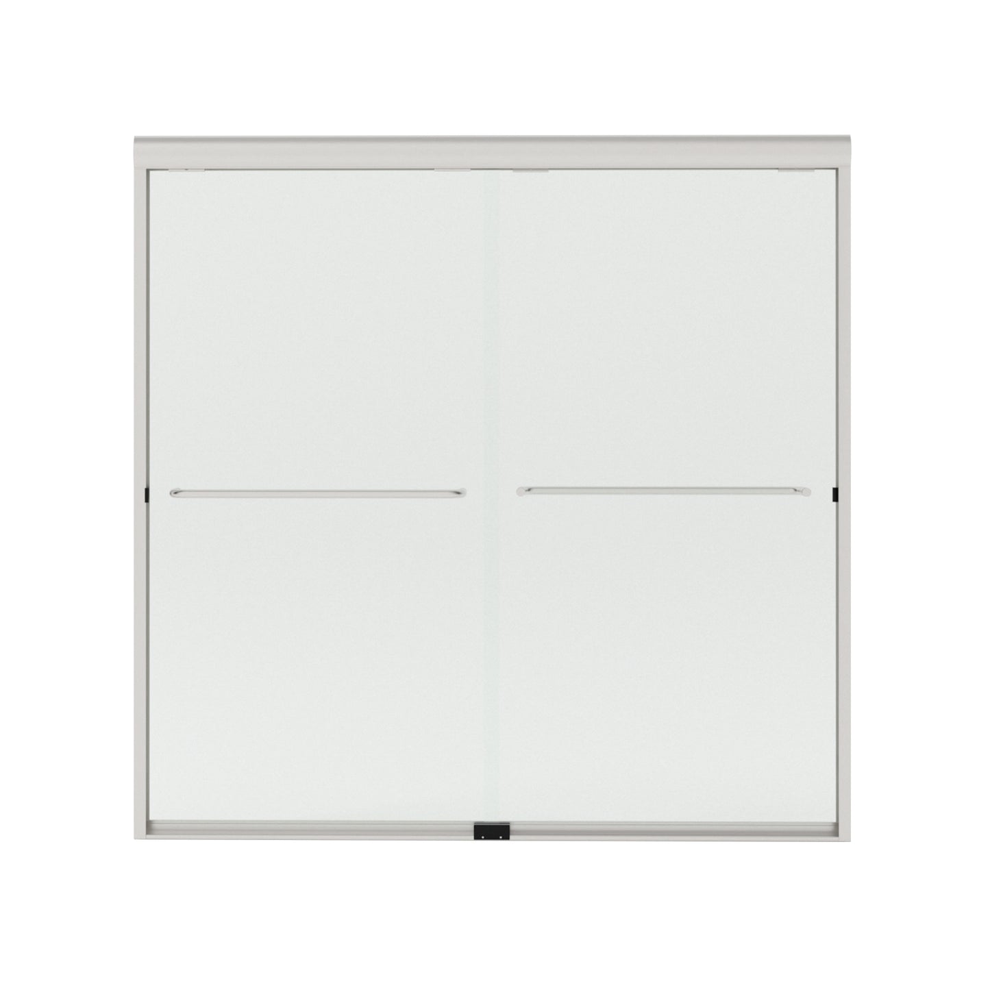 Shine 60 in. W x 56 in. H Semi-Frameless Sliding Tub Door with 1/4 in. Clear Tempered Glass