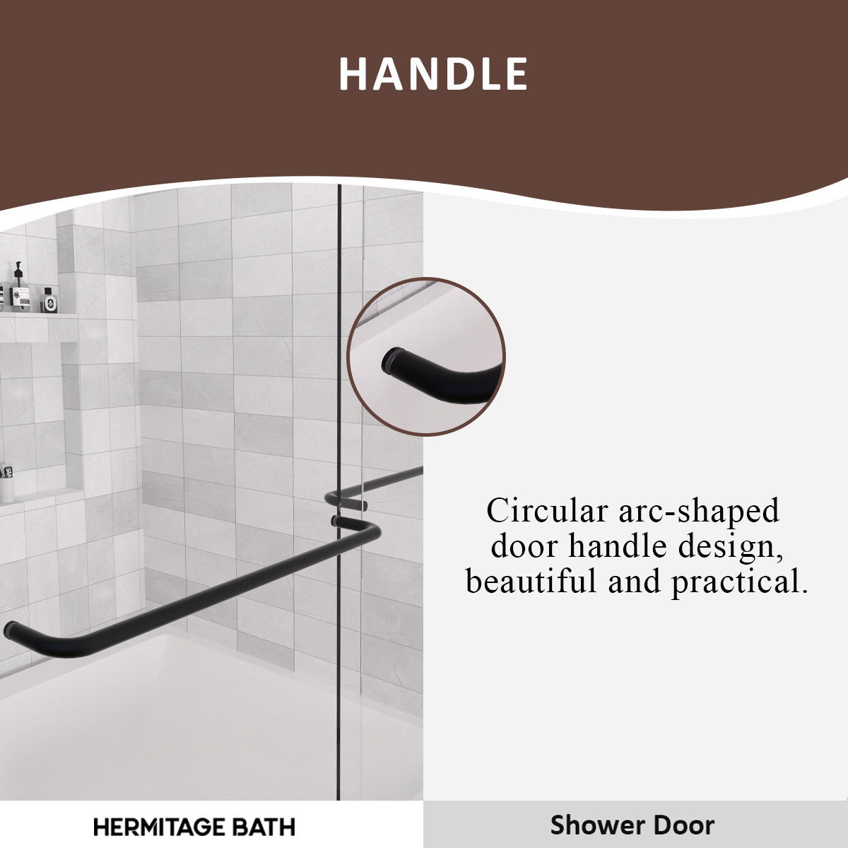 Nepti 60 in. W x 56 in. H Sliding Semi Frameless Tub Door with Clear Glass