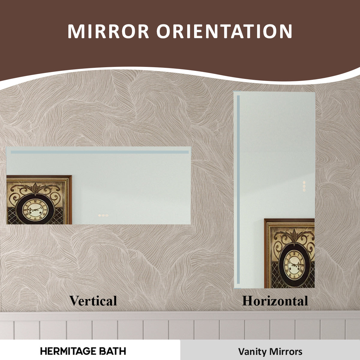Spring 42 in. W x 24 in. H Rectangular Frameless LED Wall Bathroom Vanity Mirror