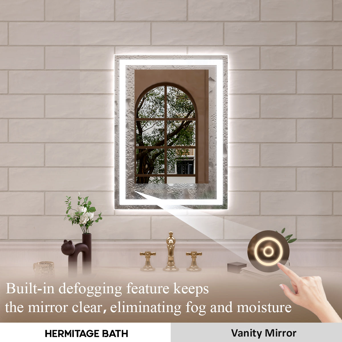 Orliva Frameless LED Vanity Mirror - Available in 72x36 in other Sizes