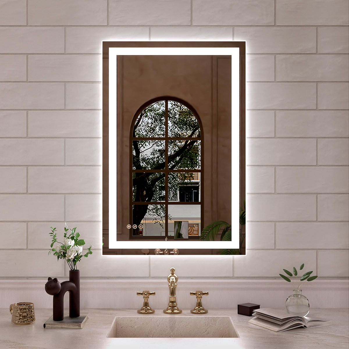 Orliva Frameless LED Vanity Mirror - Available in 72x36 in other Sizes