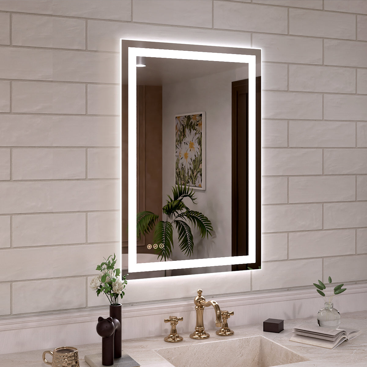 Orliva Frameless LED Vanity Mirror - Available in 72x36 in other Sizes