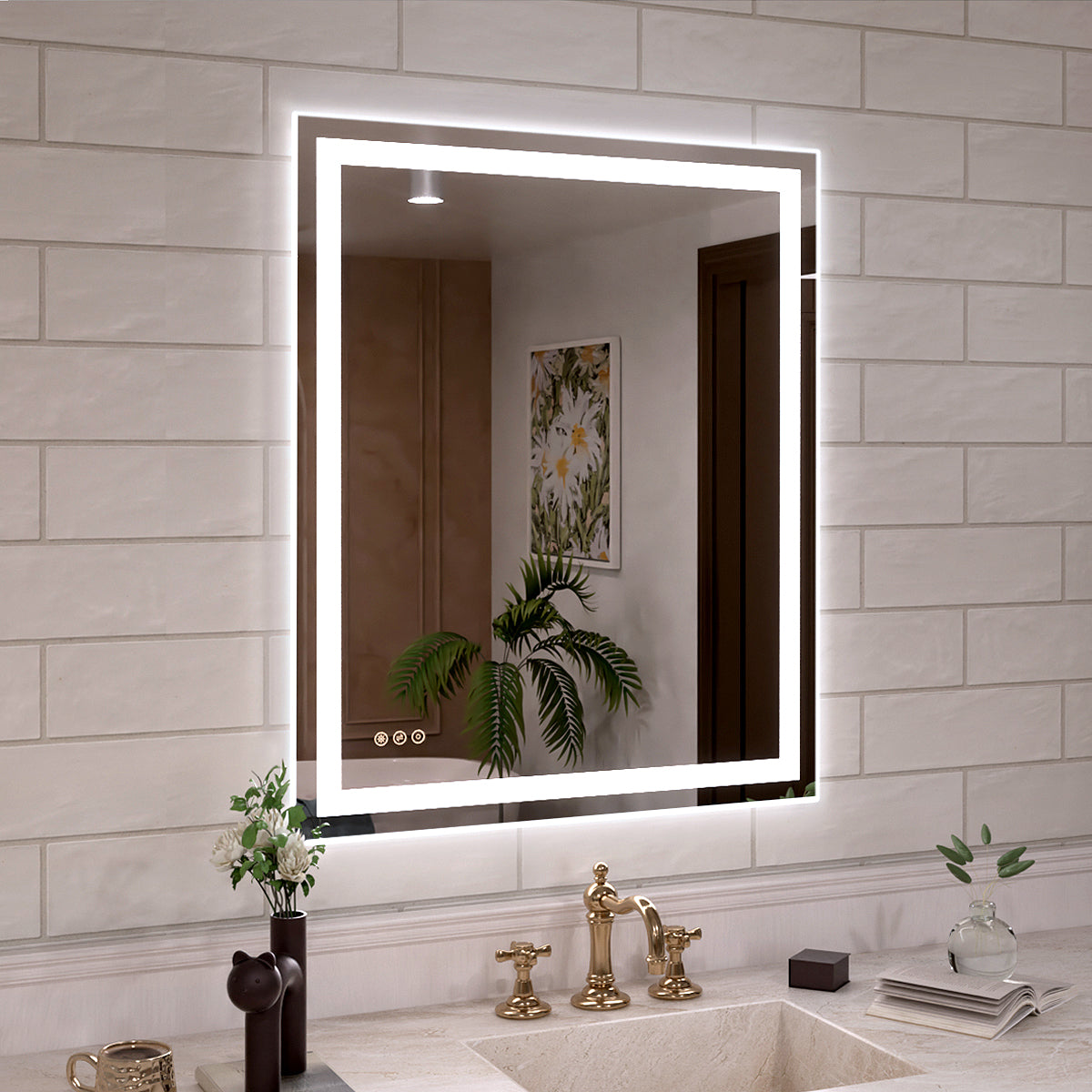 Orliva Frameless LED Vanity Mirror - Available in 72x36 in other Sizes
