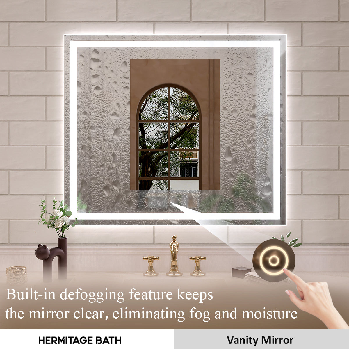 Orliva Frameless LED Vanity Mirror - Available in 72x36 in other Sizes