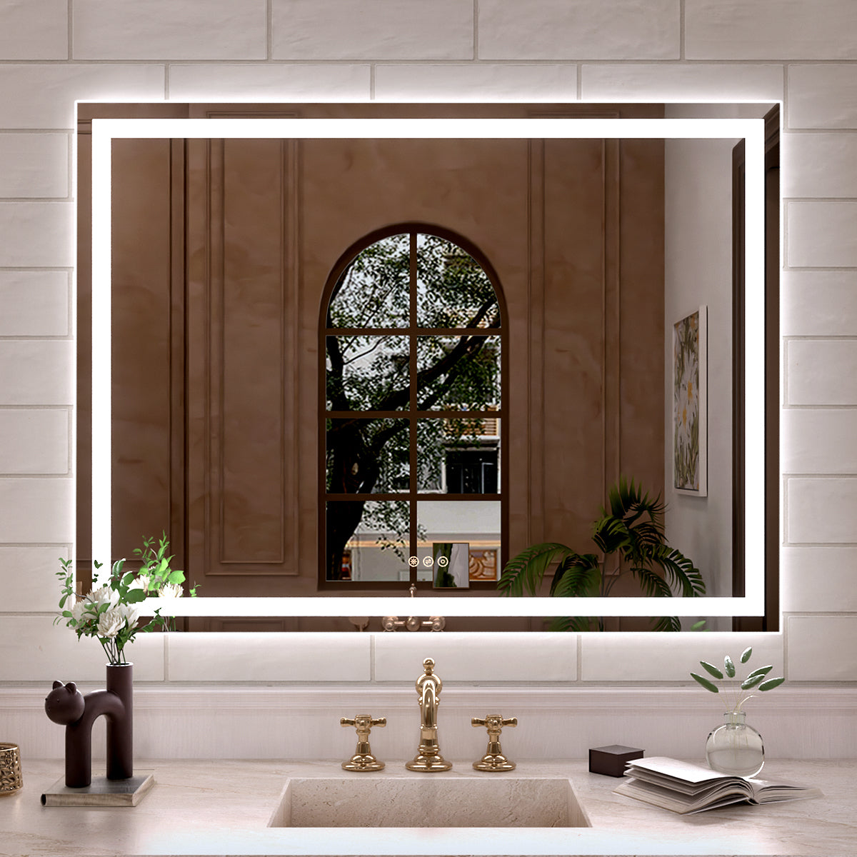 Orliva Frameless LED Vanity Mirror - Available in 72x36 in other Sizes