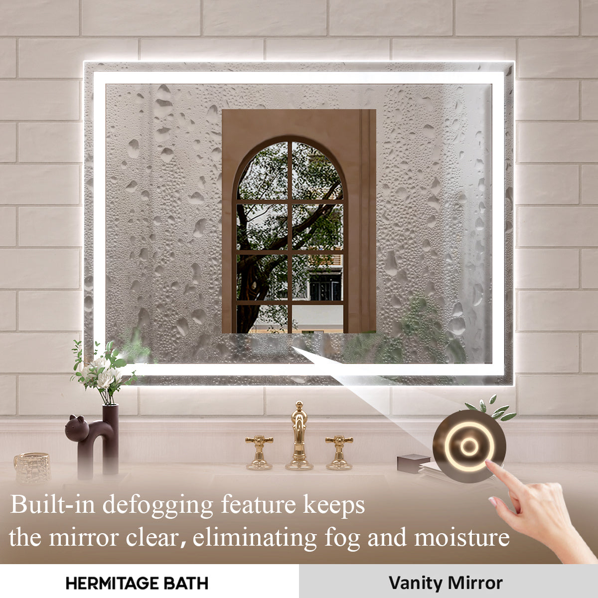 Orliva Frameless LED Vanity Mirror - Available in 72x36 in other Sizes
