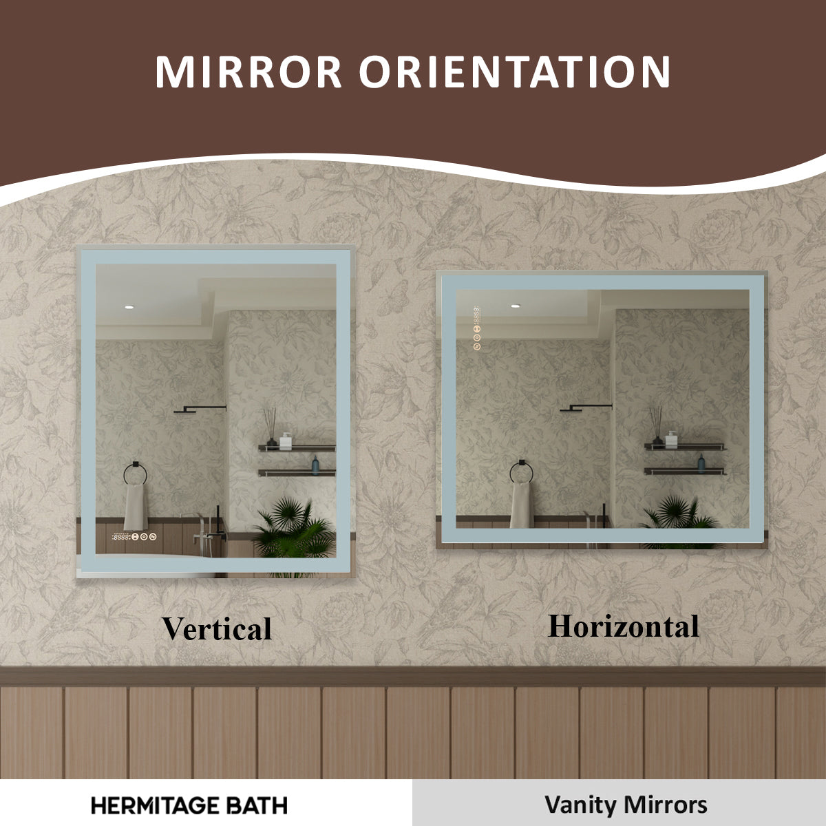 Swarm 30 in. W x 36 in. H Rectangular Frameless Radar LED Wall Bathroom Vanity Mirror