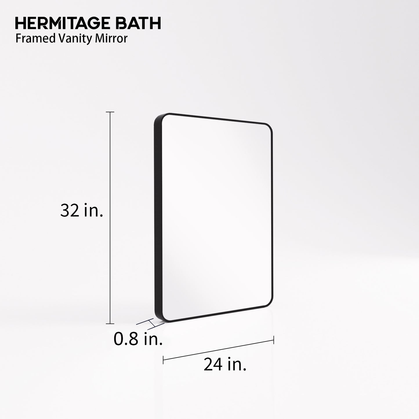 Cosy 24 in. W x 32 in. H Rectangular Framed Wall Bathroom Vanity Mirror
