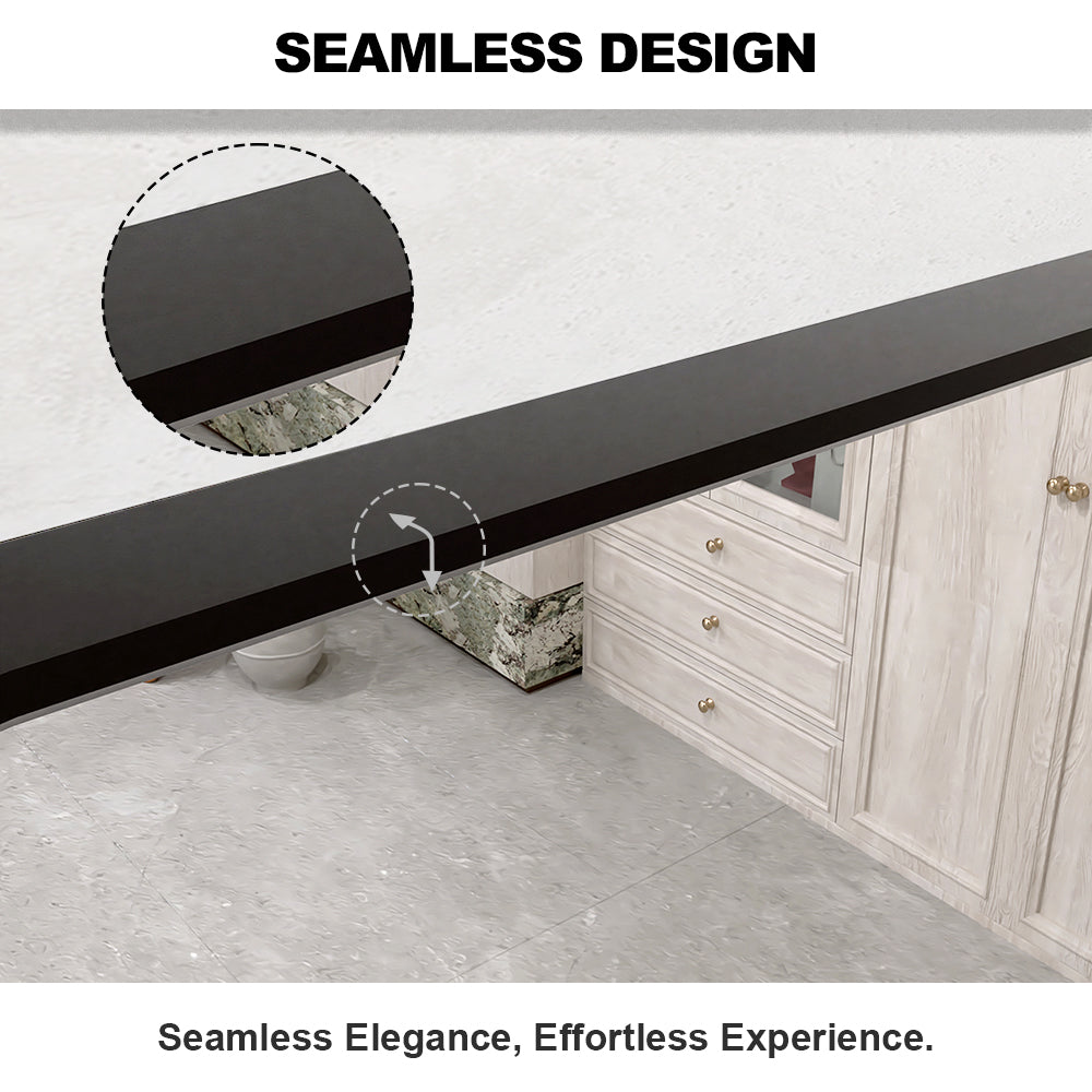 Vista 60 in. W x 36 in. H Rectangular Framed Wall Bathroom Vanity Mirror in Brushed Nickel