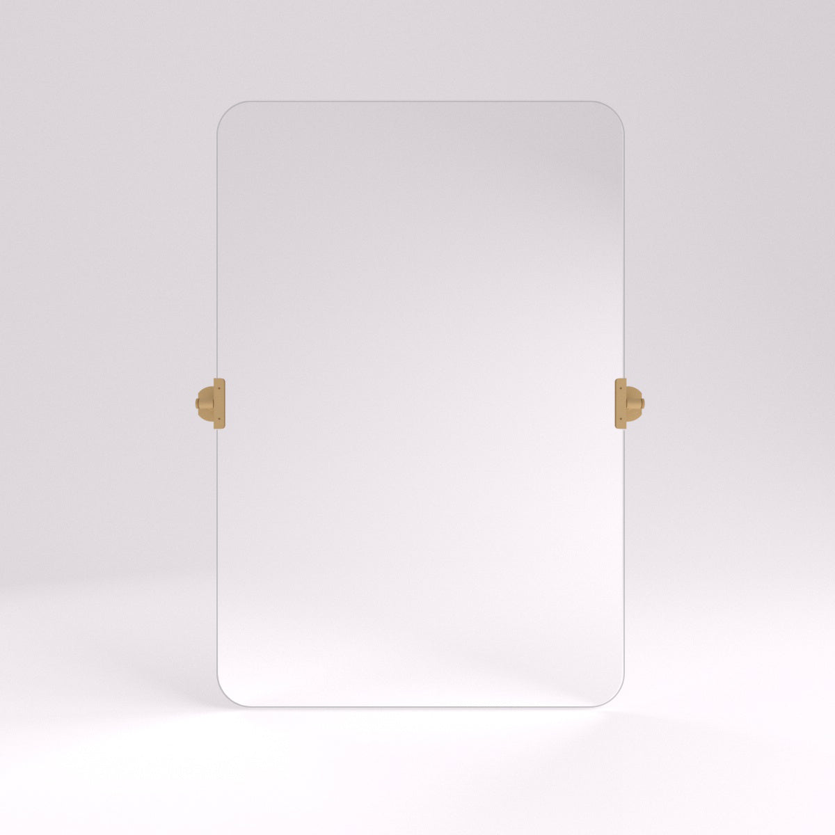 Vectra 24 in. W x 36 in. H Rectangular Frameless Tilt Wall Mount Bathroom Vanity Mirror