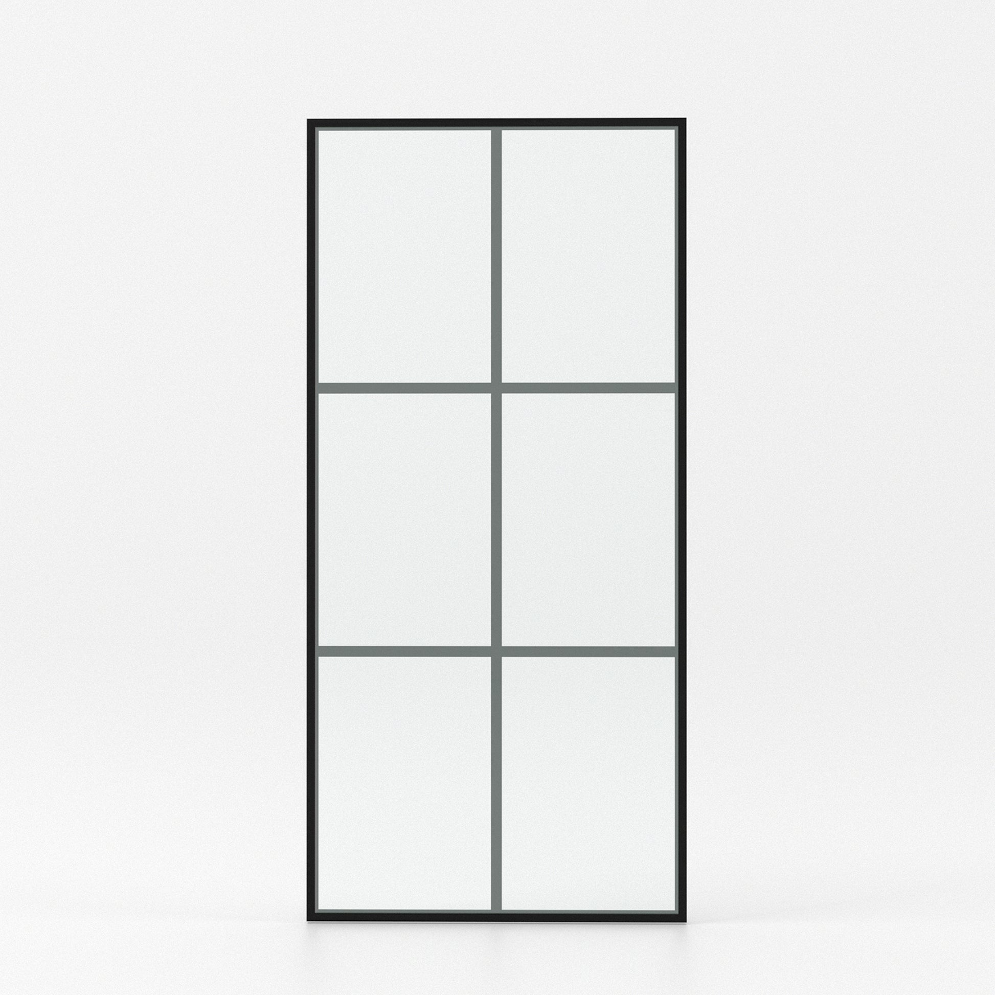 Monture 34 in. W x 72 in. H Fixed Framed Shower Screen Door in Matte Black 1010A-13_c3070ac4-ddc5-490a-bf8e-53ed195bfaf5