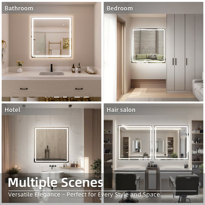 Nivorix NRMU Series Rectangular Frameless LED Wall Bathroom Vanity Mirror with Sleek Silver Finish 10_23c4d074-60cc-4cfc-a935-1901e6115ae4