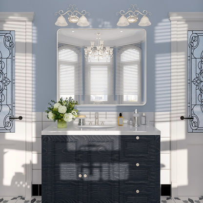 Nivorix NRSM Series Tempered Glass Brushed Nickel Rectangular Framed Wall Bathroom Vanity Mirror 10_24ac7843-bc66-4db4-b65a-1e37047a8d60