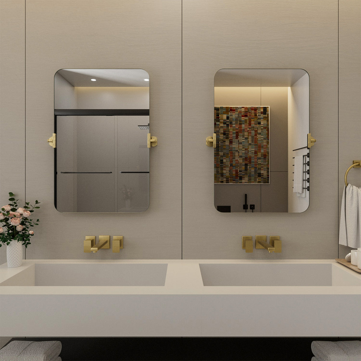 Nivorix NRKH Series Rectangular Framed Tilt Wall Mount Bathroom Vanity Mirror 10_2cfe36c8-0c76-4339-a5cf-fe82409c4ac9