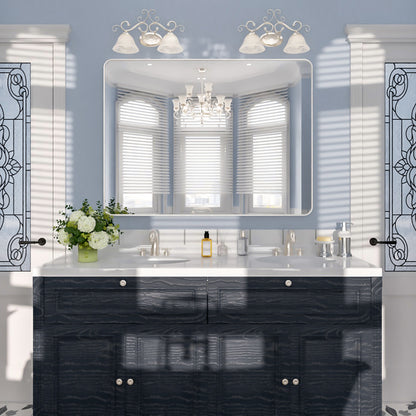 Nivorix NRSM Series Tempered Glass Brushed Nickel Rectangular Framed Wall Bathroom Vanity Mirror 10_3791dddc-819a-4b62-bc33-7d8a11a156eb