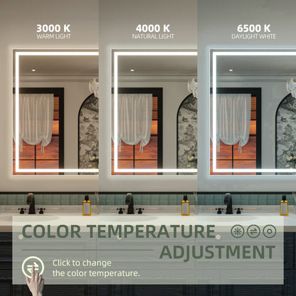 Nivorix NRMD Series Rectangular Frameless LED Wall Bathroom Vanity Mirror with Sleek Silver Finish 10_41b67663-35ef-4b0a-a30b-9d5522205e07