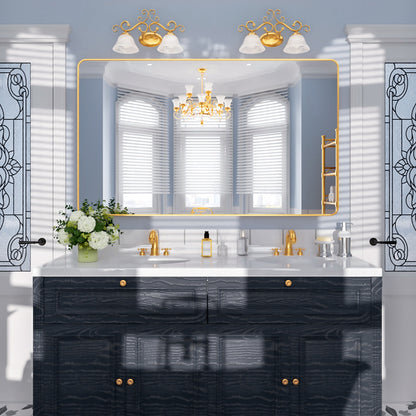 Nivorix NRSM Series Tempered Glass Brushed Nickel Rectangular Framed Wall Bathroom Vanity Mirror 10_4336588d-755c-4d7e-bcf5-927f6b79caf7