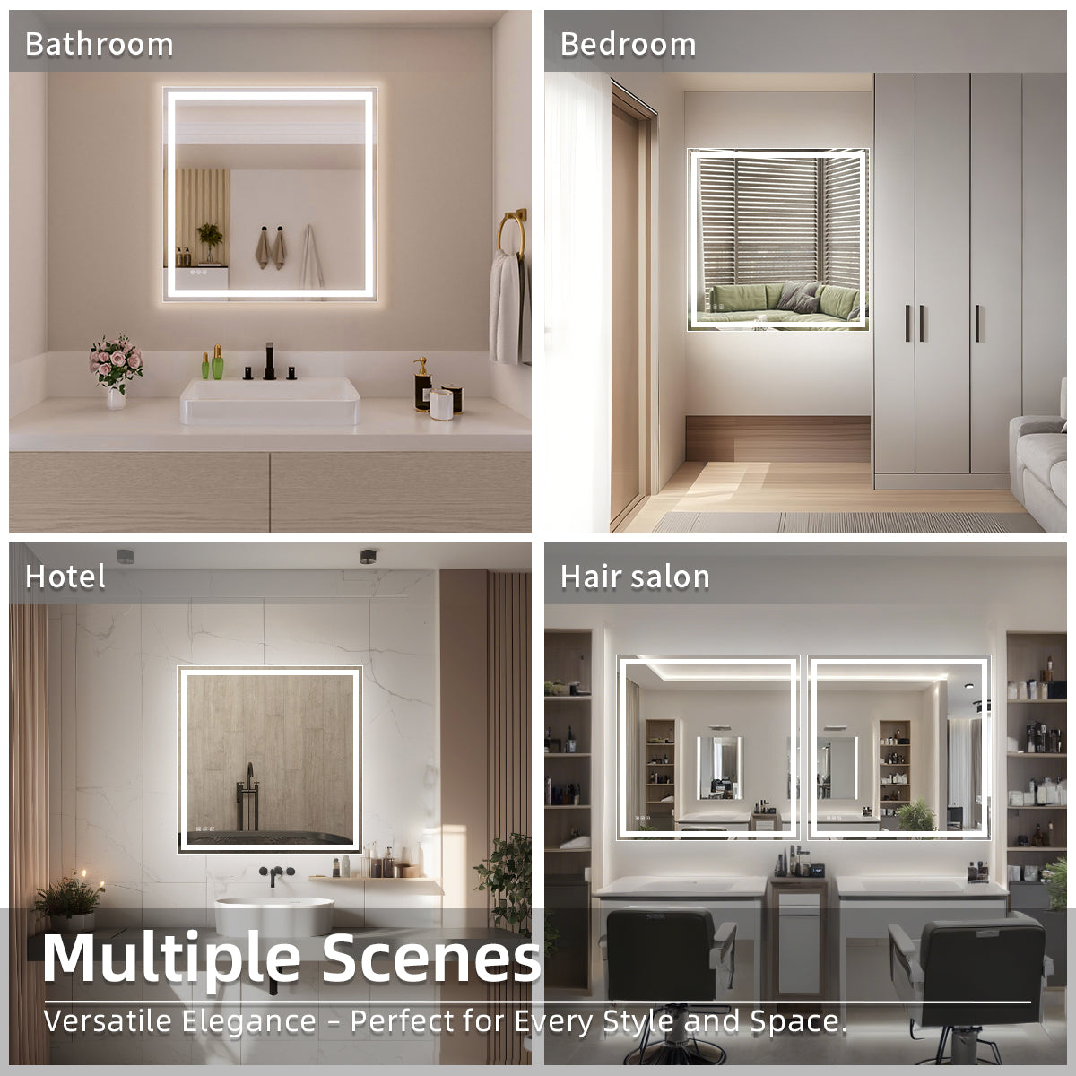 Nivorix NRMV Series Rectangular Frameless LED Wall Bathroom Vanity Mirror with Sleek Silver Finish 10_551b7e89-6036-4c5c-ab12-13334f00a6cf