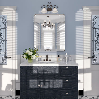 Nivorix NRSM Series Tempered Glass Brushed Nickel Rectangular Framed Wall Bathroom Vanity Mirror 10_5ade3c32-9417-417e-9acc-28e119f057c4