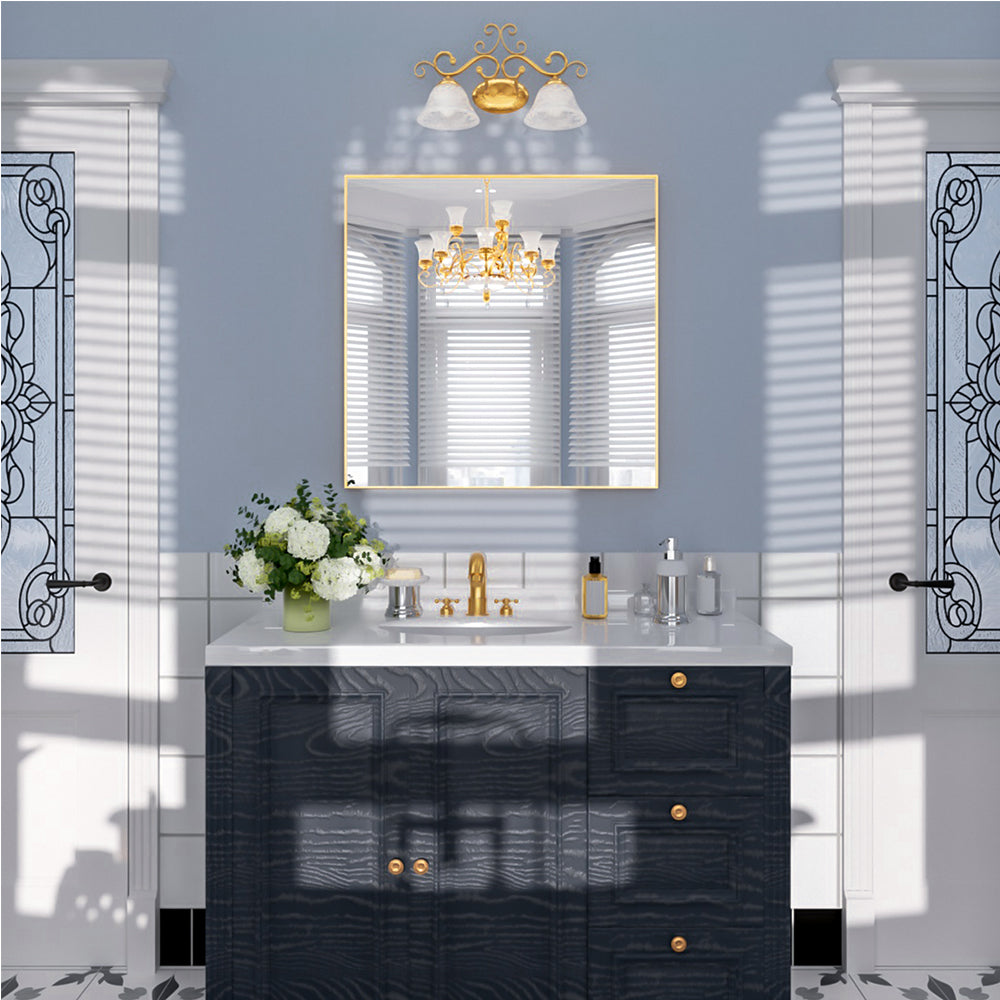 Nivorix NRZL Series Rectangular Framed Wall Bathroom Vanity Mirror in Brushed Nickel 10_662cb2f8-fe33-454a-9e6b-0e0becb8ba21
