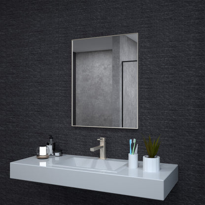 Niveal SE Series Aura Rectangular Framed Wall Bathroom Vanity Mirror