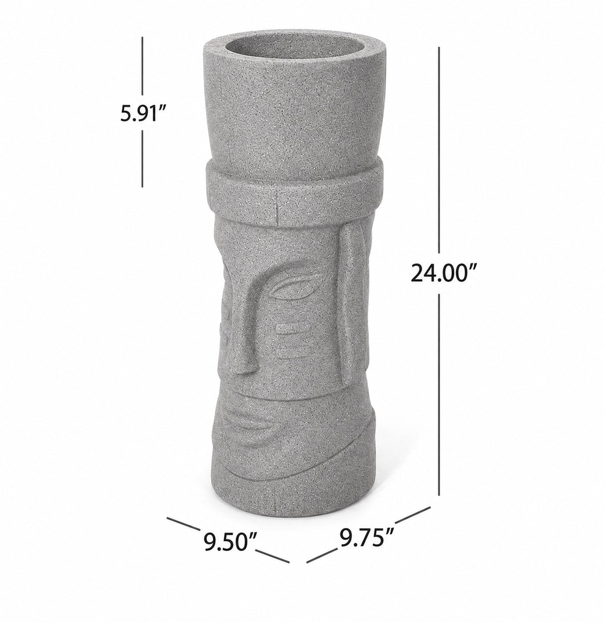 Botara Stone Gray Magnesium Oxide Floor Planter for Indoor Outdoor Use 10_8c56e3ed-dc68-45ce-8123-2a089b9a1413