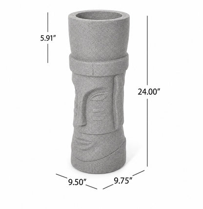 Botara Stone Gray Magnesium Oxide Floor Planter for Indoor Outdoor Use 10_8c56e3ed-dc68-45ce-8123-2a089b9a1413