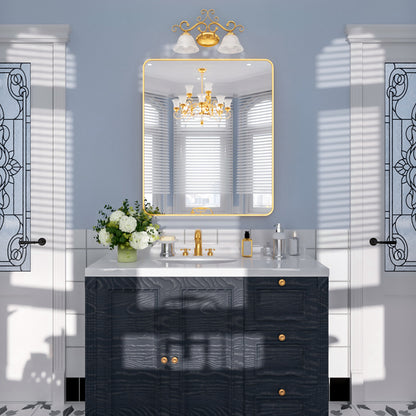 Nivorix NRSM Series Tempered Glass Brushed Nickel Rectangular Framed Wall Bathroom Vanity Mirror 10_8f6f7821-86e6-44af-8762-43fc1b6b6a6e