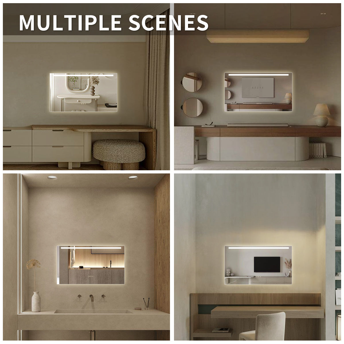 Niveal LMI01 Series Rectangular Frameless LED Wall Bathroom Vanity Mirror 10_969ac285-5e76-46d4-a5aa-0b4e52b0f583