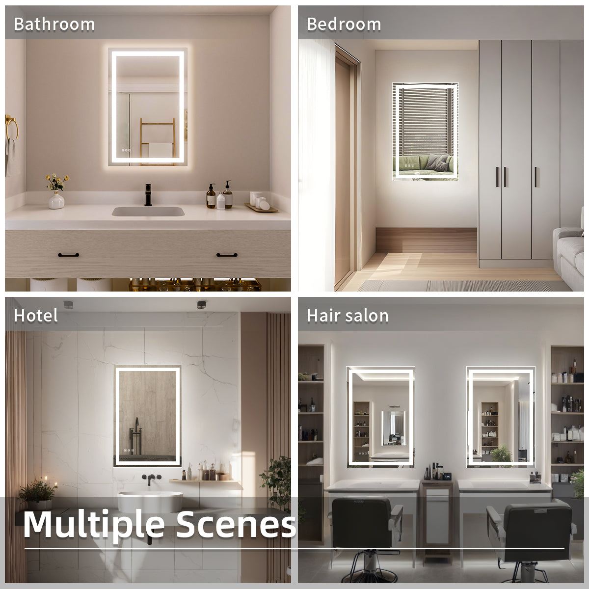 Nivorix NRPL Series Rectangular Frameless LED Wall Bathroom Vanity Mirror with Sleek Silver Finish 10_9d60d5c0-e687-4019-8015-1febe07be38c