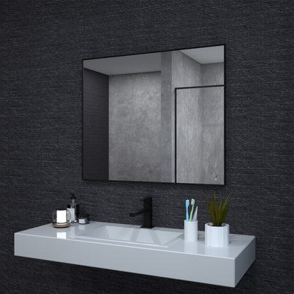 Niveal SE Series Aura Rectangular Framed Wall Bathroom Vanity Mirror