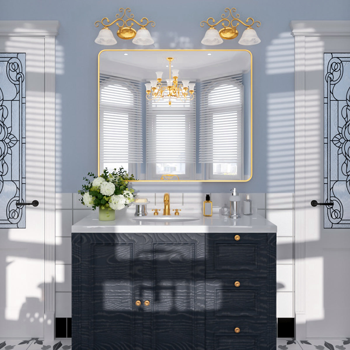 Nivorix NRSM Series Tempered Glass Brushed Nickel Rectangular Framed Wall Bathroom Vanity Mirror 10_ade8de65-9218-420d-8b42-e9cd9a7a034c