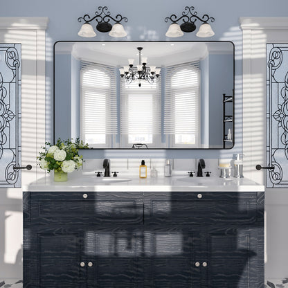 Nivorix NRSM Series Tempered Glass Brushed Nickel Rectangular Framed Wall Bathroom Vanity Mirror 10_ca6dca0f-9464-49a9-8d74-ef8d1704981c