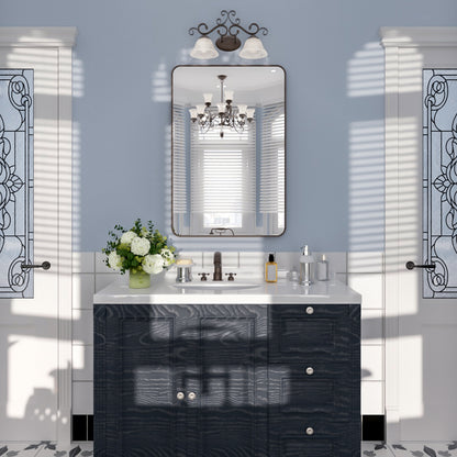 Nivorix NRSM Series Tempered Glass Brushed Nickel Rectangular Framed Wall Bathroom Vanity Mirror 10_f50ccfc0-3dd0-488d-889e-0a3026a44f7c