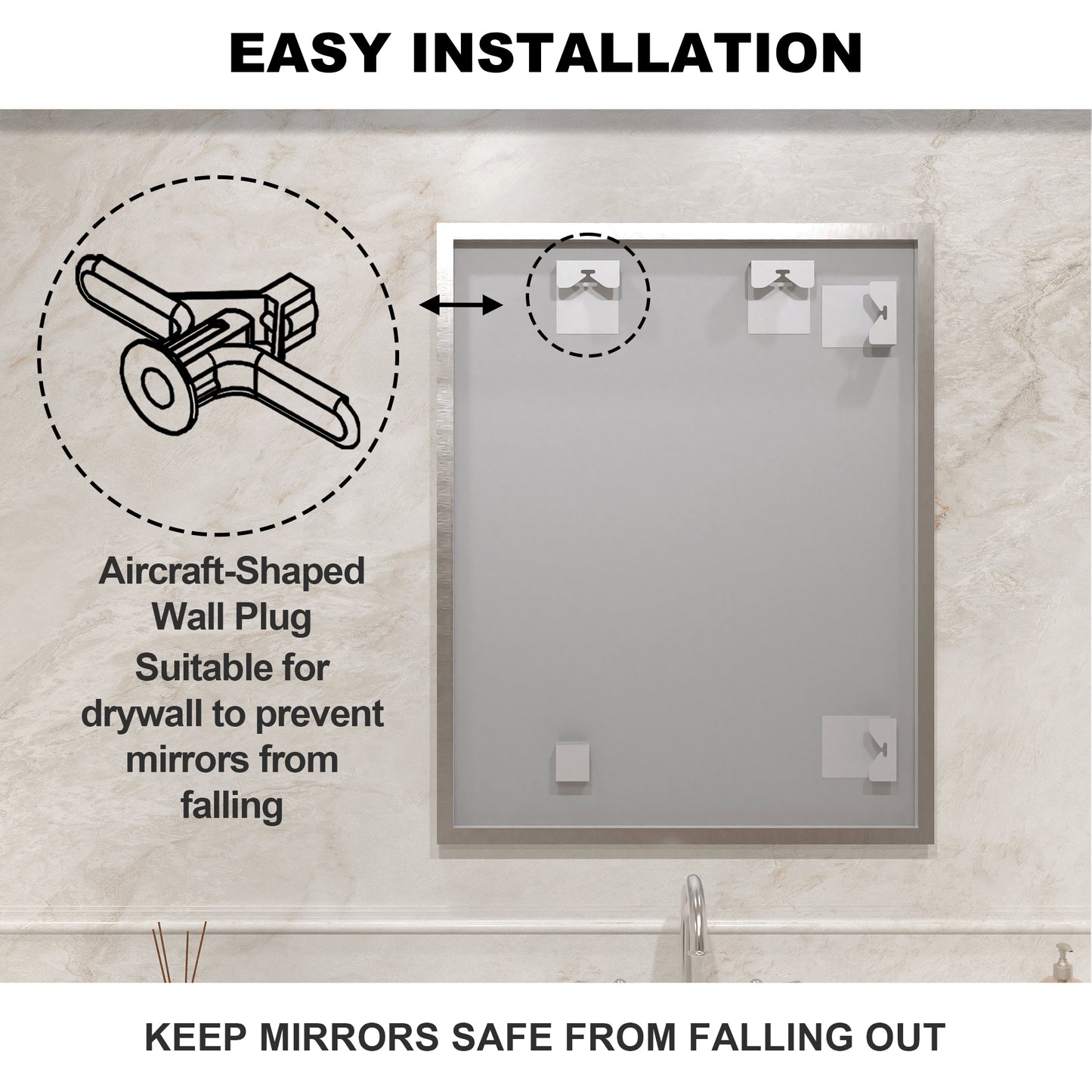Nova 24 in. W x 30 in. H Rectangular Framed Wall Bathroom Vanity Mirror 11_07703bad-2412-4c2e-8848-11c7f00aeb01