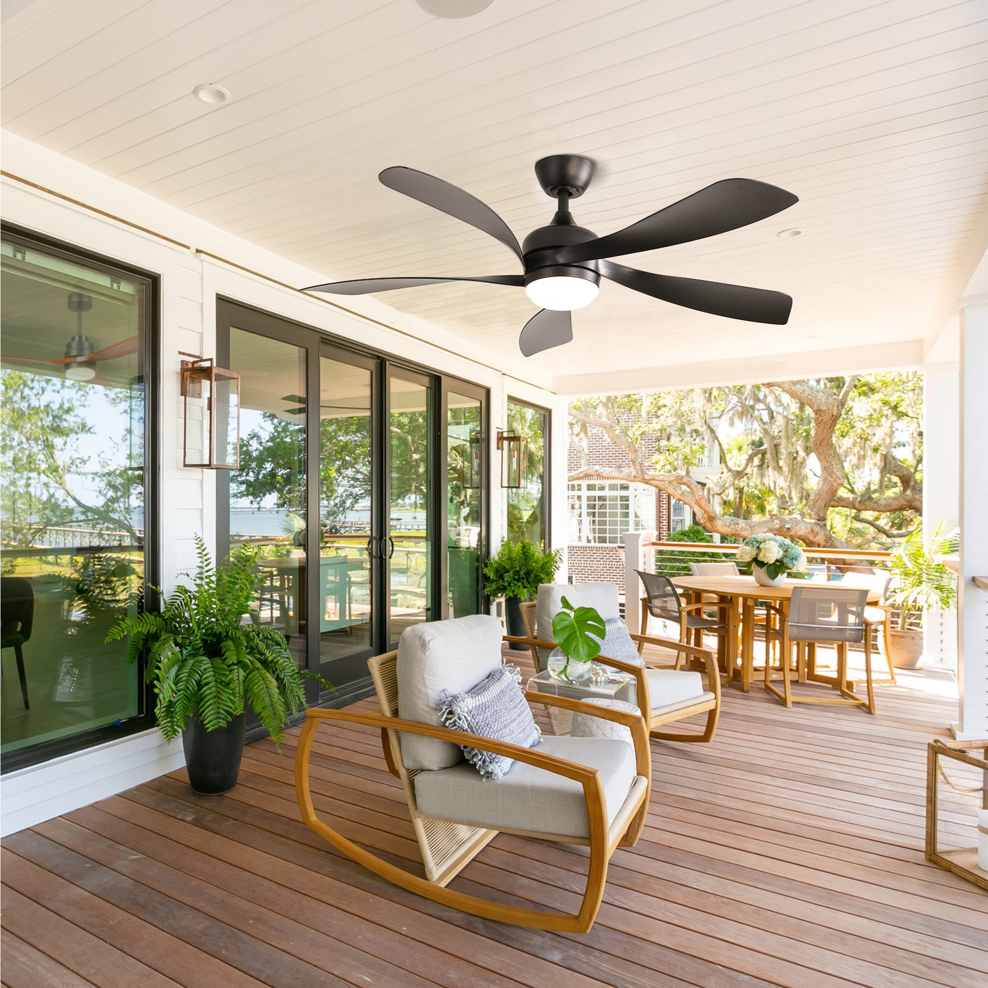 Taimei Sleek 52 in. Ceiling Fan - 5 Precision ABS Blades with Soft LED Light and Whisper-Quiet 6-Speed Remote Control 11_39b54c85-6cac-45c6-8da2-19b952580025