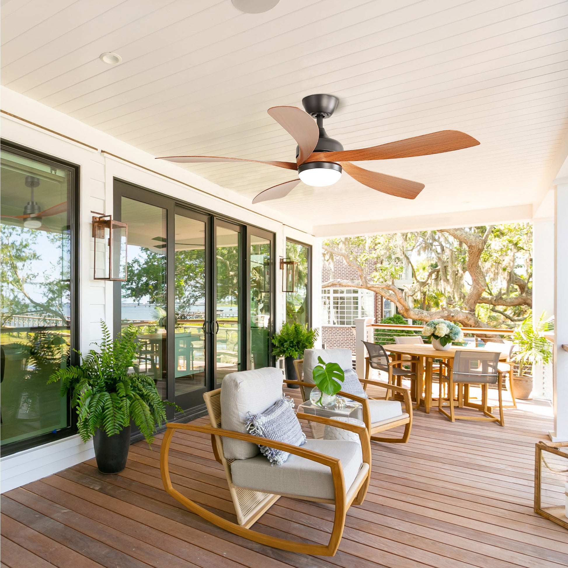 Taimei Sleek 52 in. Ceiling Fan - 5 Precision ABS Blades with Soft LED Light and Whisper-Quiet 6-Speed Remote Control 11_6a381fe6-b9b3-48d2-810a-2d1e0e5da5e2