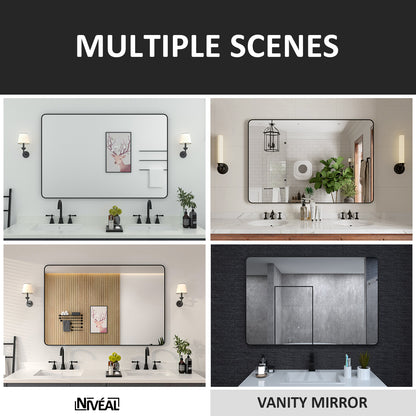 Niveal STRE Series Rectangular Framed Wall Bathroom Vanity Mirror 11_af743168-7209-4b24-a2e9-9b2507487d20