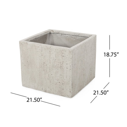 Herbora 21.5 in. Magnesium Oxide Planter Box for Indoor Outdoor Use