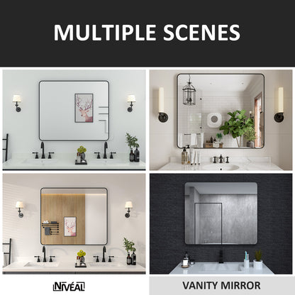 Niveal STRE Series Rectangular Framed Wall Bathroom Vanity Mirror 11_d1d988d3-a343-4fc3-b69e-a0ec9cc7d431