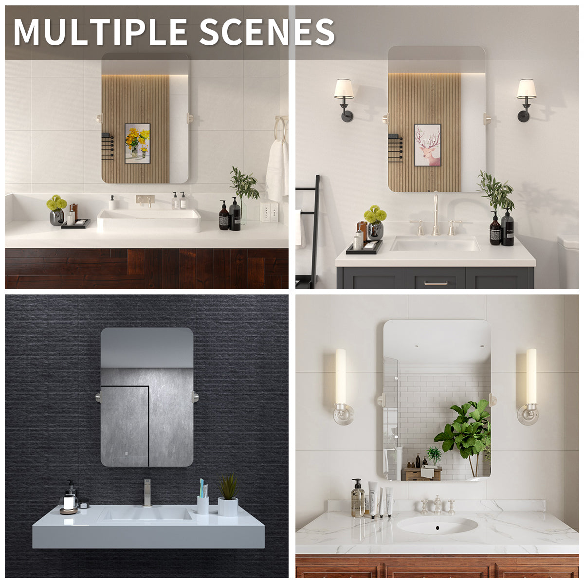 Niveal CM Series Rectangular Framed Tilt Wall Mount Bathroom Vanity Mirror 11_ed10da92-17f7-4185-af7a-69287d03d736