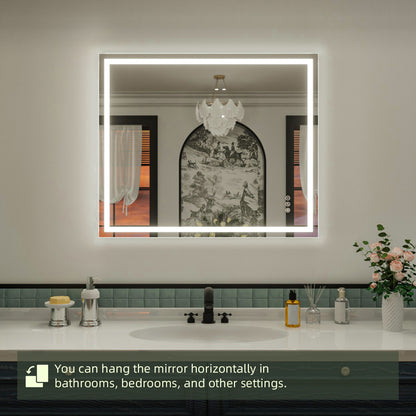 Nivorix NRMD Series Rectangular Frameless LED Wall Bathroom Vanity Mirror with Sleek Silver Finish 12_69c2364b-6c8a-444f-aef7-5758373ececd