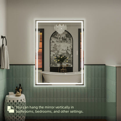Nivorix NRMD Series Rectangular Frameless LED Wall Bathroom Vanity Mirror with Sleek Silver Finish 12_6dc6ed7a-2a9c-4bb3-afeb-b2c829b87c43