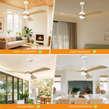 Taimei Helio 52 in. Downrod Modern Ceiling Fan with Dimmable LED with Remote Included DC Motor 12_9f8aa00a-c43f-49f8-aaae-4c71ce3423ce