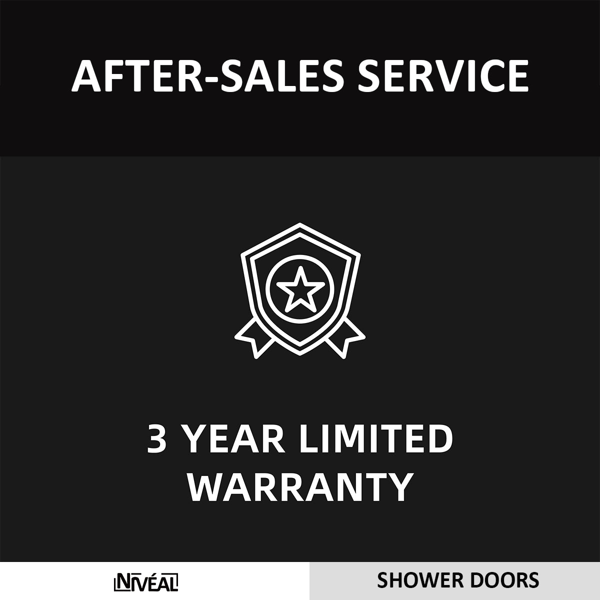 Niveal Vale 60 in. W x 72 in. H Sliding Semi-Frameless Shower Door with Clear Glass