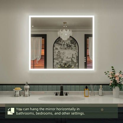 Nivorix NRMC Series Rectangular Frameless LED Wall Bathroom Vanity Mirror in Sleek Silver Finish 12_a9128b90-3b9f-4f22-a131-c137bd8a7273